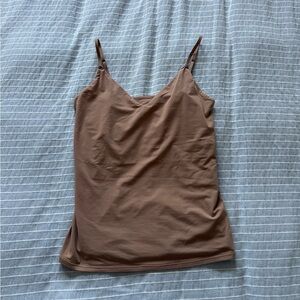Soft Cami Top in Camel Brown